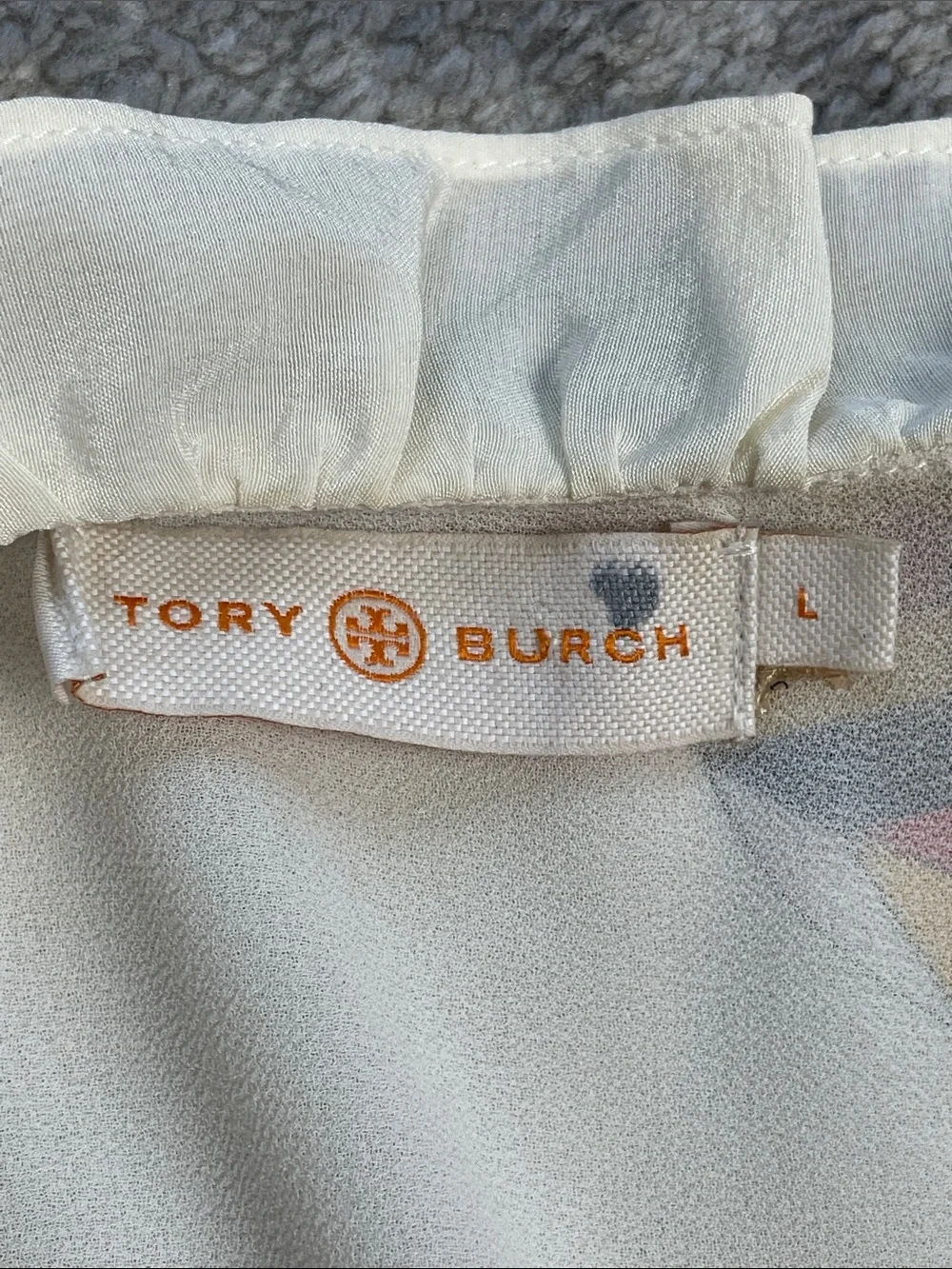 Tory Burch Arabella Psychedelic Silk Dress Geometric Boho Sz L
